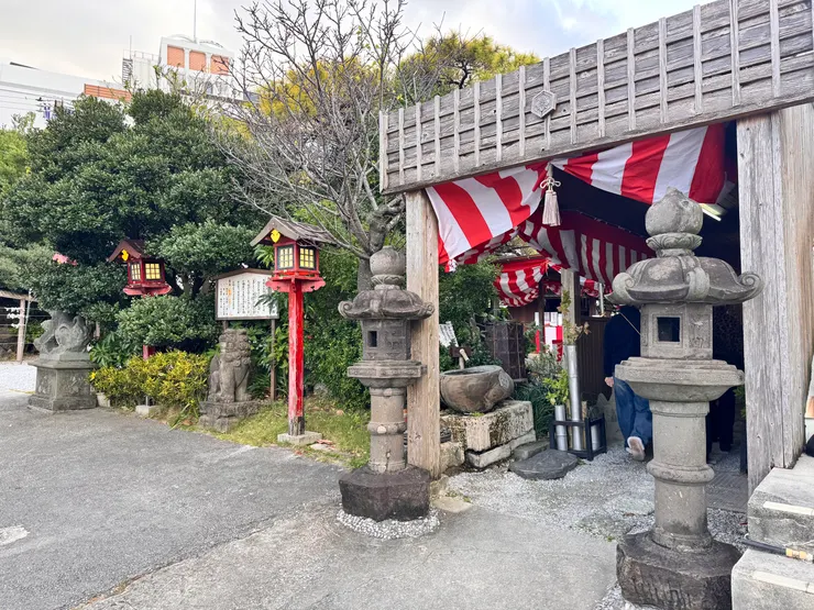 出雲大社沖繩分社的入口處