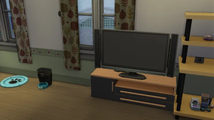 寵物用品我苦惱了很久該放哪兒，本來放在掃地機械人的位置，最後放了在窗前。