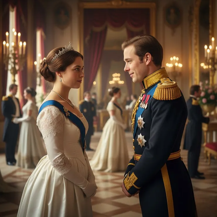 AI示意圖：維多利亞女王與阿爾伯特親王(來源：AI生成圖)