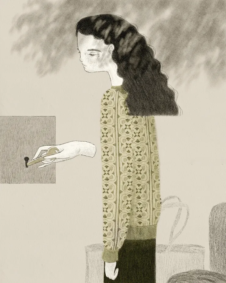 歐洲疫情封城期間，剛搬到柏林的霈欣以自己為主角繪製的漫畫