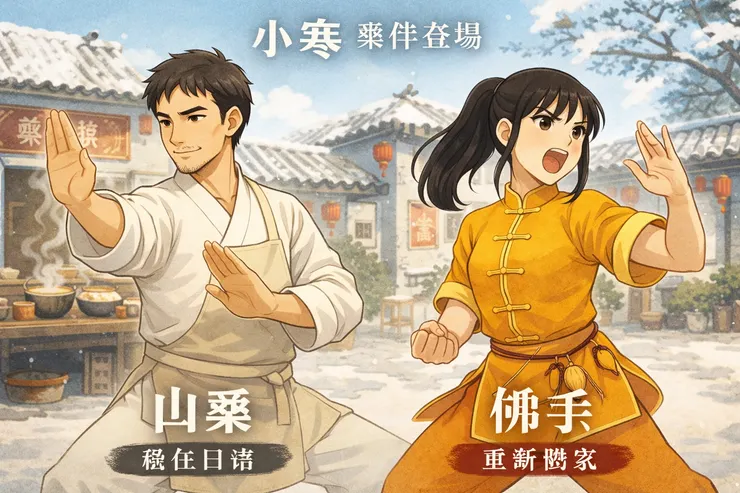 小寒 山藥 佛手