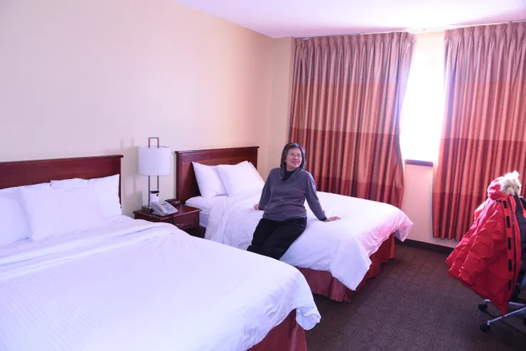 飯店房間寬敞，乾淨