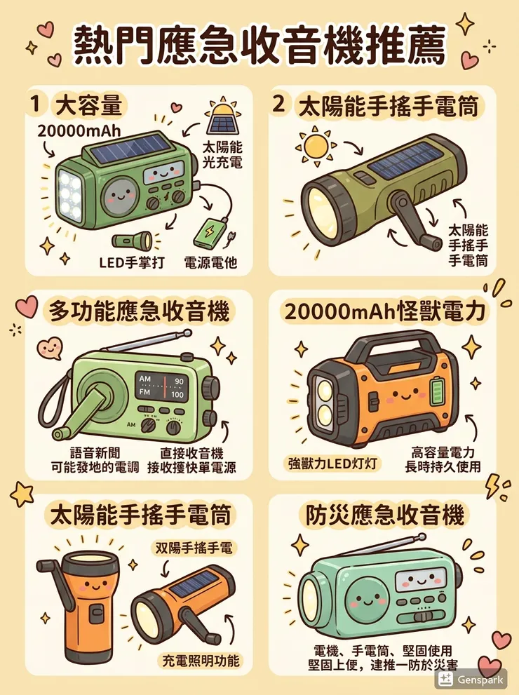 【手搖手電筒推薦】告別笨重裝備！Dcard/PTT熱議：戶外求生/登山客，太陽能手電筒/戰防太陽能應急電源