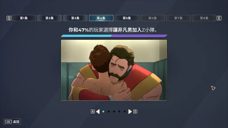 雖然選擇了非凡男，讓自家小隊能起死回生，但好像也失去什麼（？