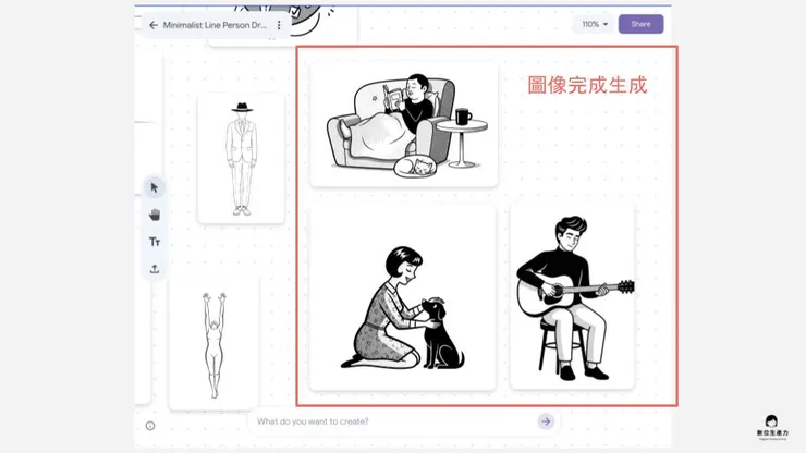 01 如何使用 Mixboard｜② 多張參考圖片生成圖片｜完成圖像生成