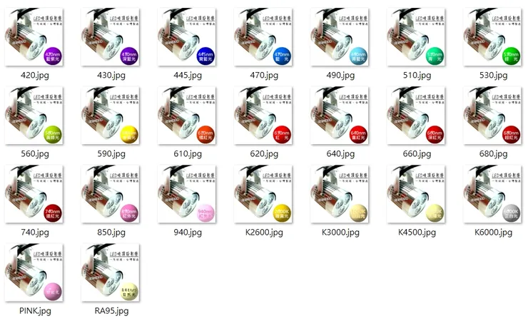 >>>本文特別感謝 "汎得光電" 提供支援 特殊多波段LED燈具 訂製服務