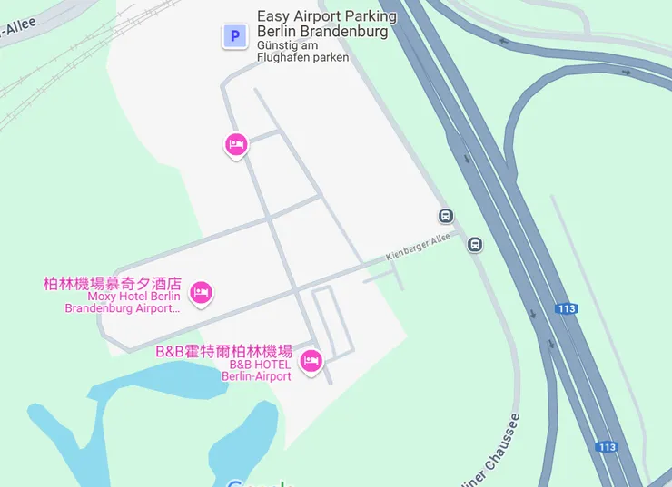 柏林機場慕奇夕酒店(Moxy Hotel)地理位置