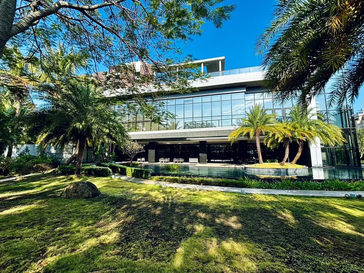 飯店餐廳外景色（圖片來源：辰心）