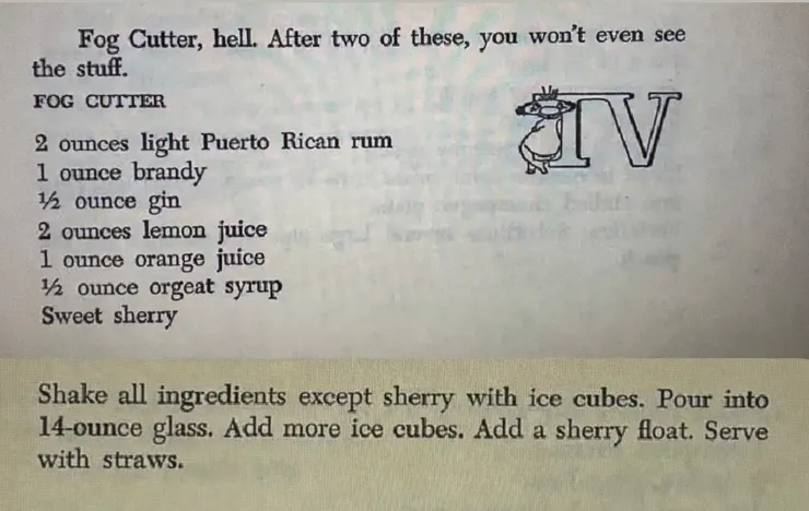 1972年Trader Vic's Bartender's Guide