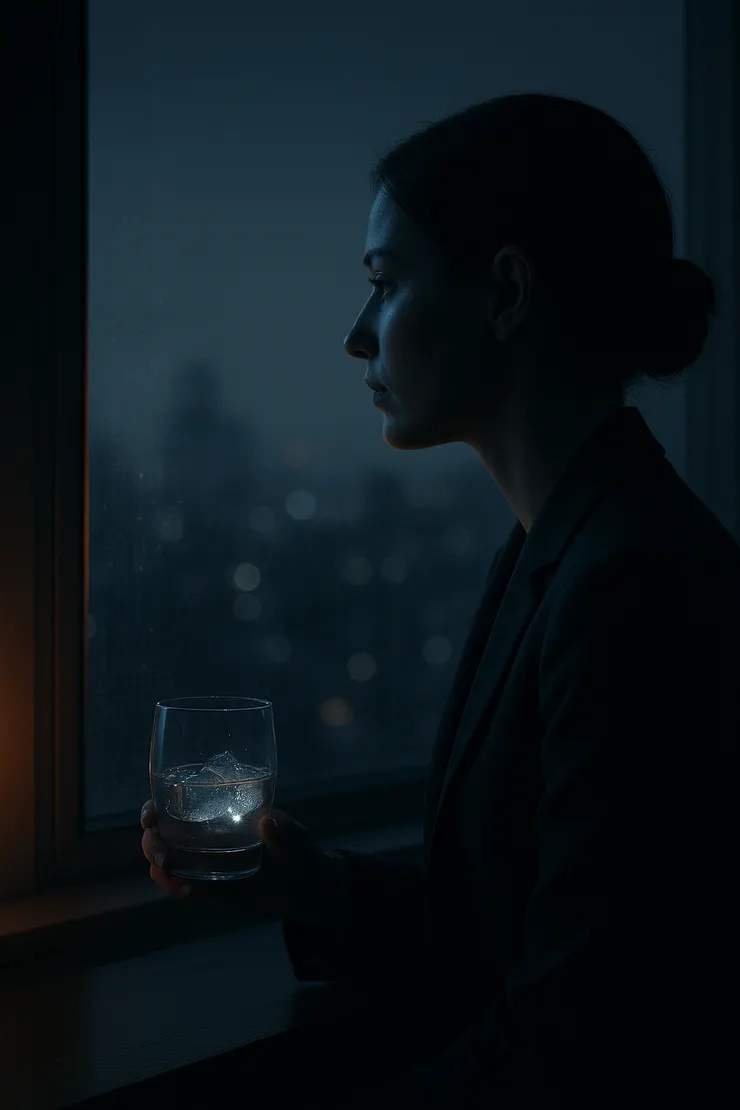 靜夜裡仍未散的回聲。〈本後記插圖示意圖由AI協助生成。〉