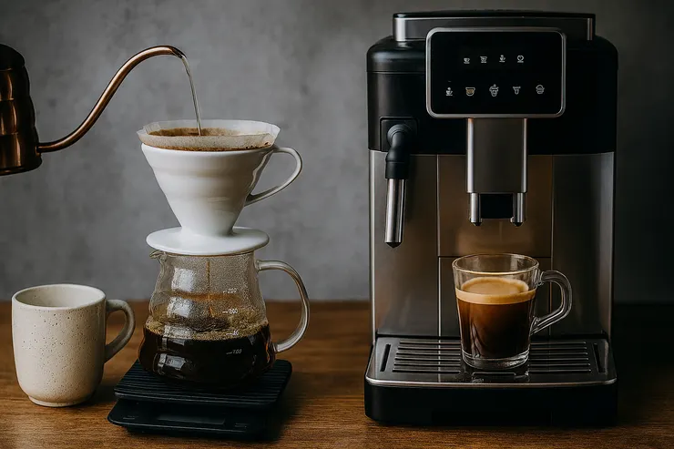 咖啡控必讀!手沖咖啡 vs 咖啡機:哪個更香?風味差異與科學解析