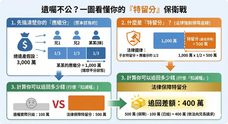 特留分圖表示範解說