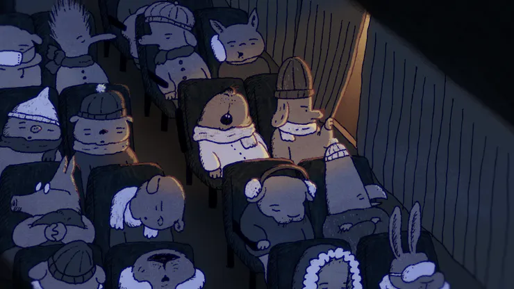 《休息區的那一晚》電影劇照/TIAF 臺中國際動畫影展 提供