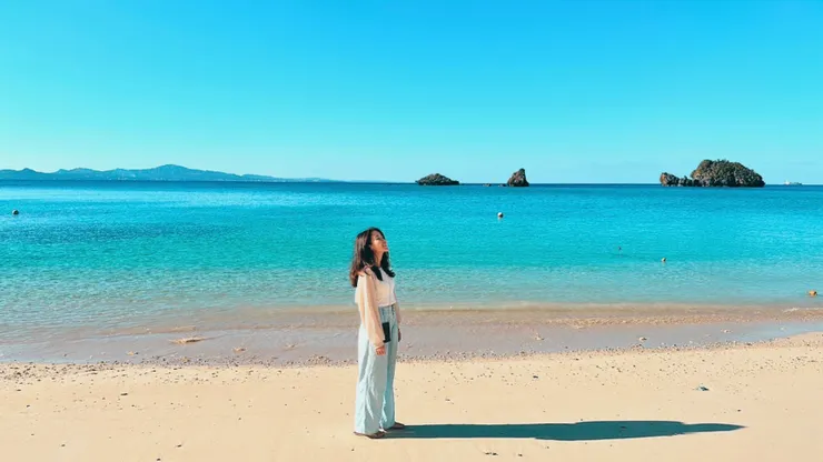 很幸運遇上大好天氣呢!