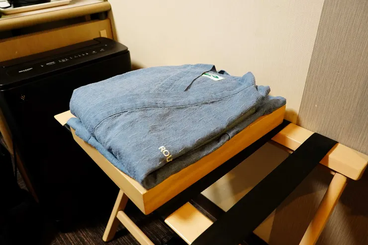 飯店提供的睡衣