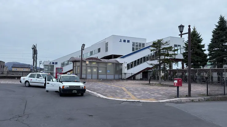上磯站下車有乘客預約計程車