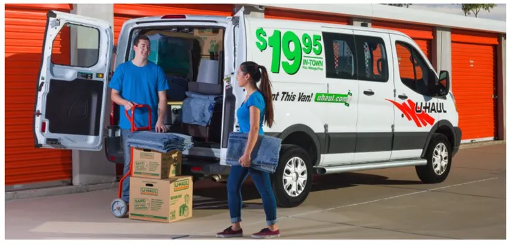 圖片擷取自《UHAUL》｜UHAUL有多種車款可以選擇，此為其中一個款式。