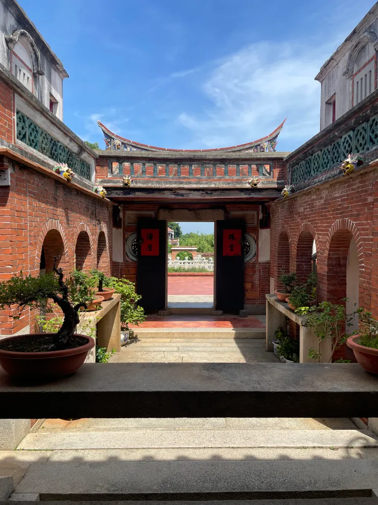 美麗的聚落建物。