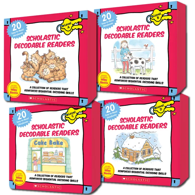 【紅盒書】SC Decodable Readers Box Set 1-4