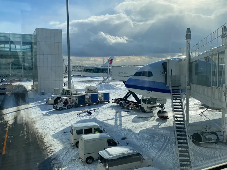 抵達新千歲空港