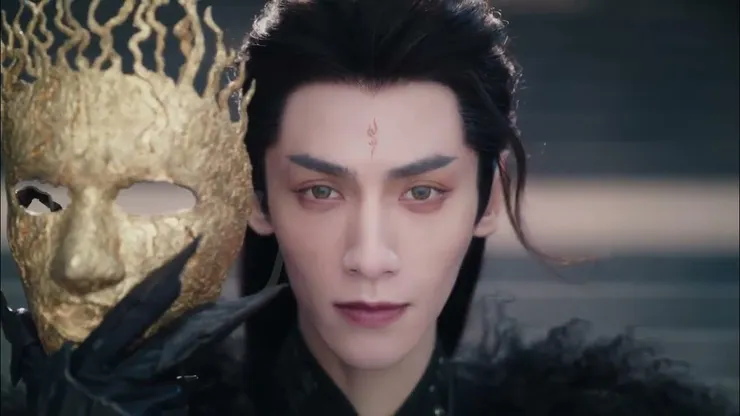 魔神摘下面具出現澹臺燼的臉孔