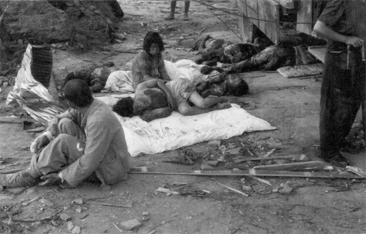 8月10日等待救援的原爆傷患