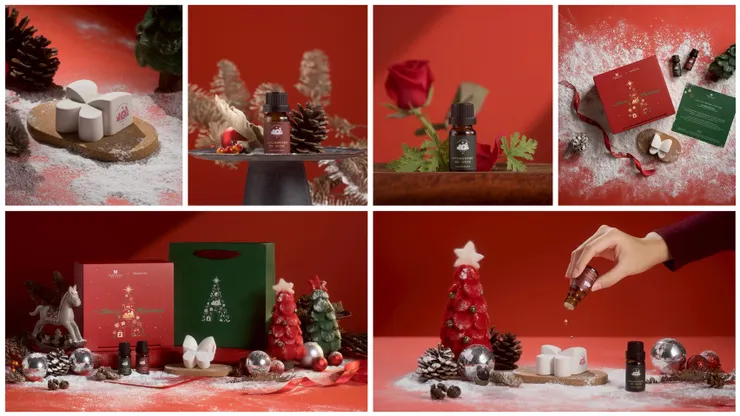 為喚起消費者對華泰名品城節慶美好回憶,特別推出「GLORIA OUTLETS X HANSCHIU 10週年聖誕聯名香氛禮盒」