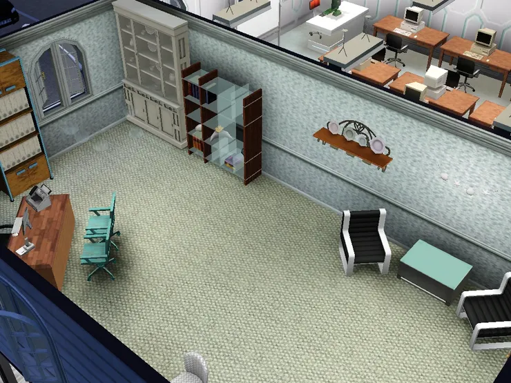 其中一條走廊盡頭是麥可的辦公室。參觀機會難得哦。