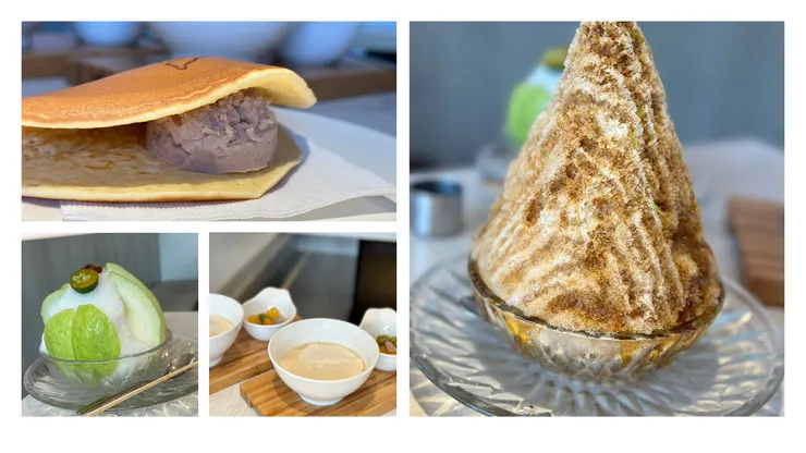 甜點全品項-芋泥銅鑼燒、芭樂、黑糖剉冰、安平豆花