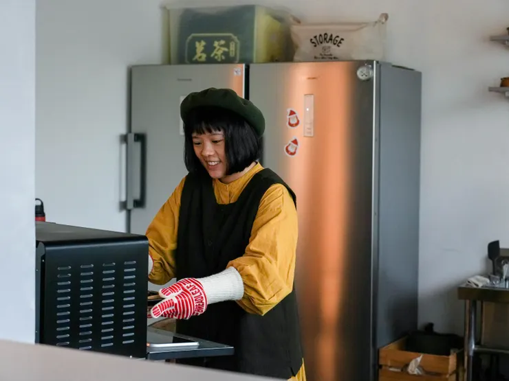 包種巴斯克,準備進烤場