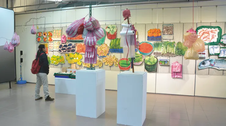 ▲海洋大學展出一景。（唐唐發 提供）