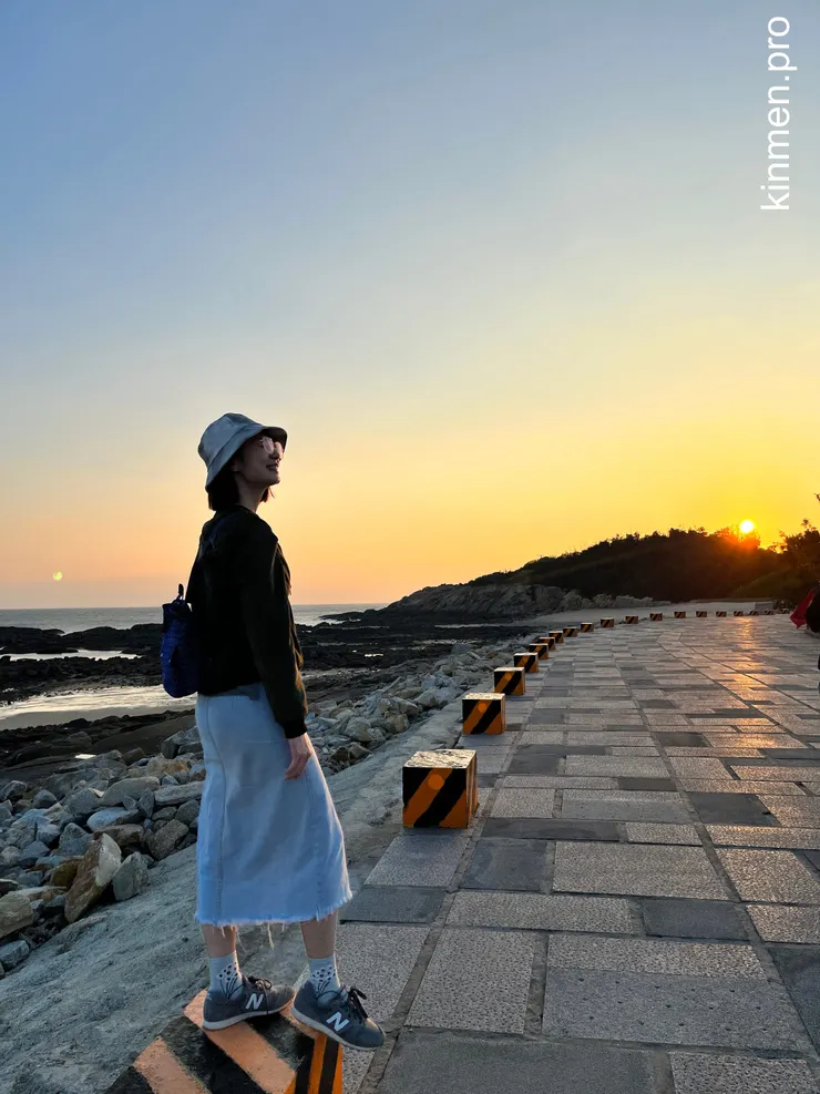 想要跟夕陽合照要在這條路線上(回程可以看著夕陽,也是很不錯)