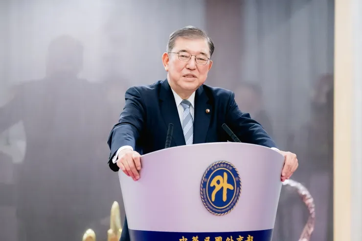 20240814林佳龍部長跟石破茂訪團在外交部的午宴座談