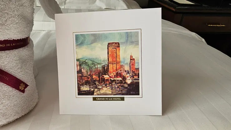 高雄漢來大飯店的生日賀卡!