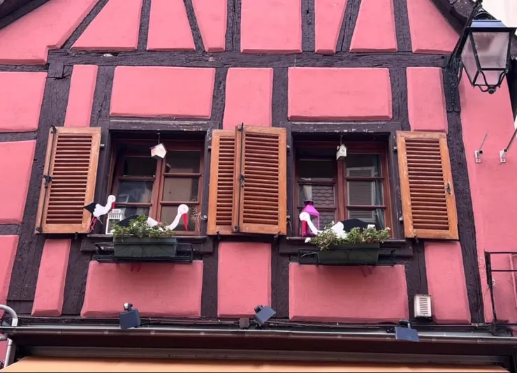 到處都出現送子鳥造型