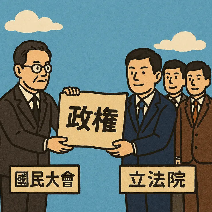 國民大會職權轉移