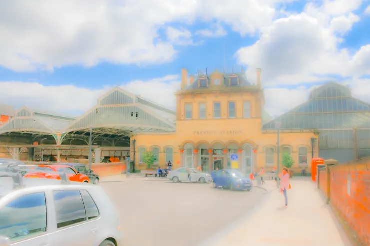 普雷斯頓火車站(Preston Station)一景