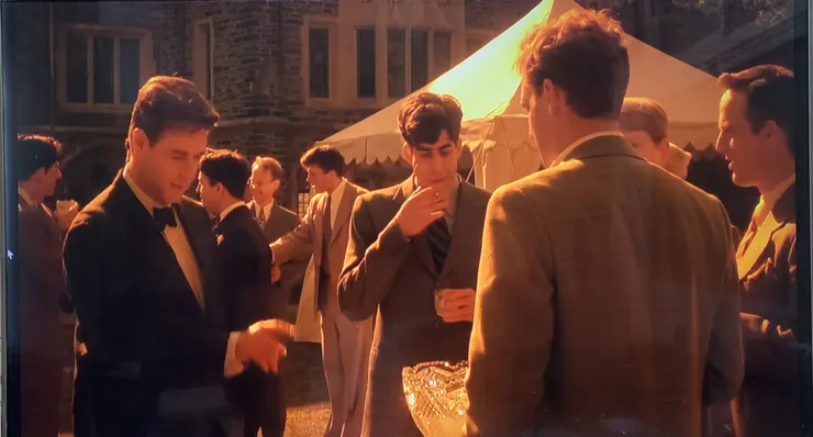  《美麗的境界》（A Beautiful Mind)劇照(李建崑翻拍於客廳電影院)