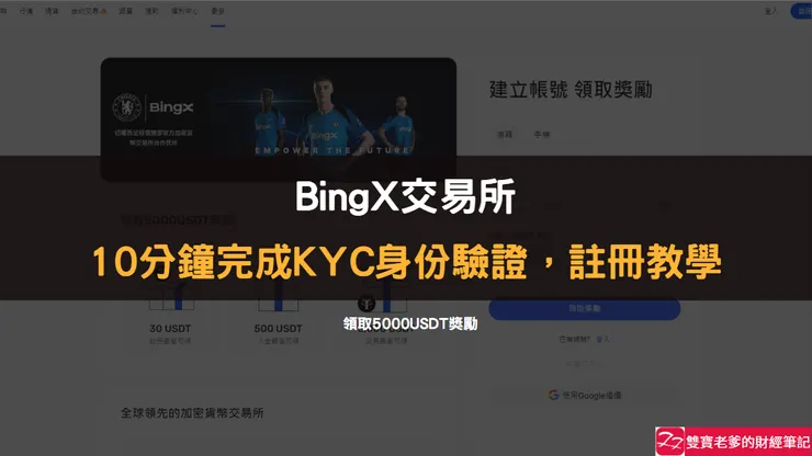 BingX|最新2024年註冊教學,教你KYC身份驗證,十分鐘內可完成