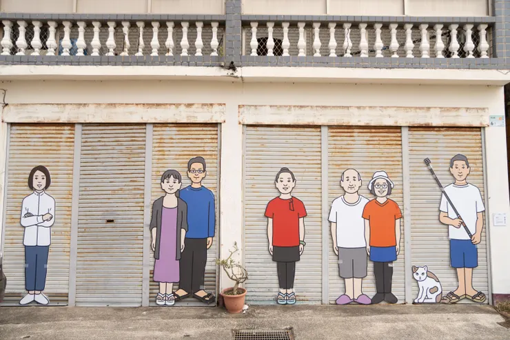 繪製了海口村民的「FACE SHOP似顏繪屋」