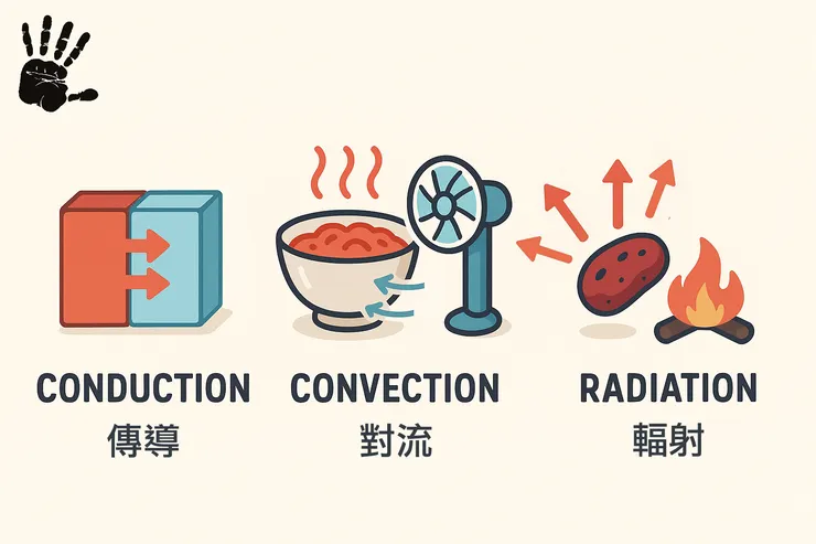 讓物體變冷的三種方式