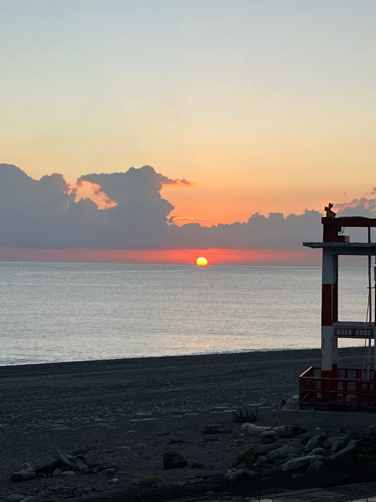 七星潭 春節連假 日出