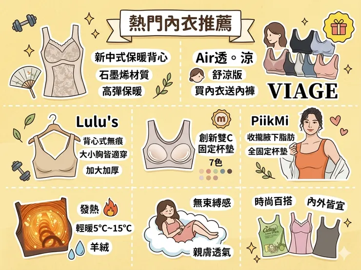 【無痕背心推薦】穿白襯衫不透色！Dcard/PTT隱形背心評比：防走光/貼身不捲邊，石墨烯保暖背心/雙C固定杯墊
