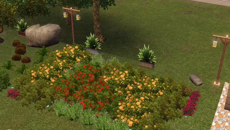 雖然這些都不算最漂亮特別的品種，但平易近人的花很切合平民公園的氣氛。