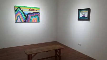 [台北旅遊]中山區松江路巷弄中紅野畫廊，小小畫廊的微創空間，