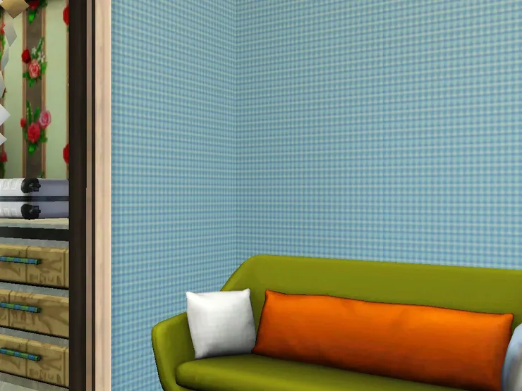 對著電視機的當然是沙發。