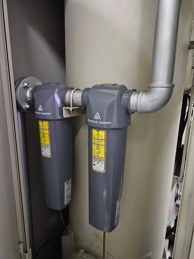 60m3/min N2PSA氮氣產生機 前處理AO 濾水精密過濾器