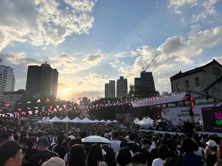 太陽快落下時刻