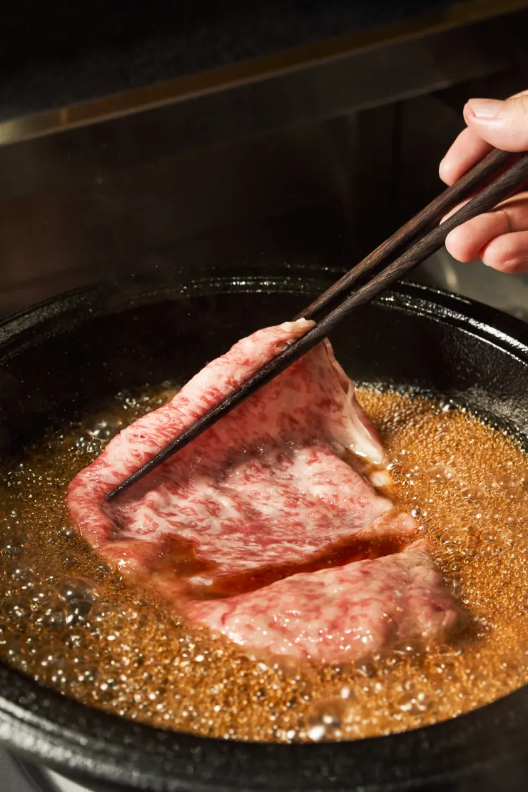 秘製醬汁和牛壽喜燒