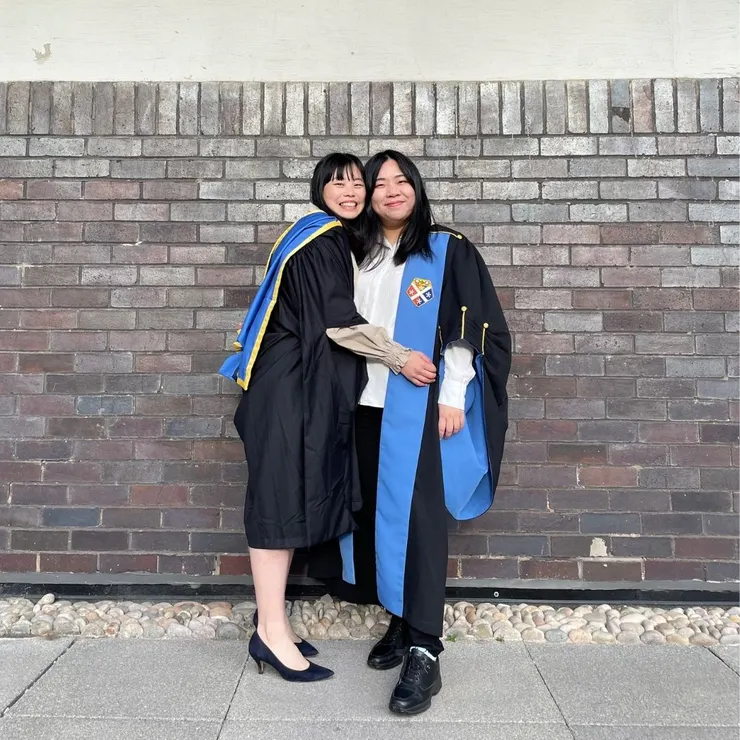 協助過的臺灣學生畢業了。